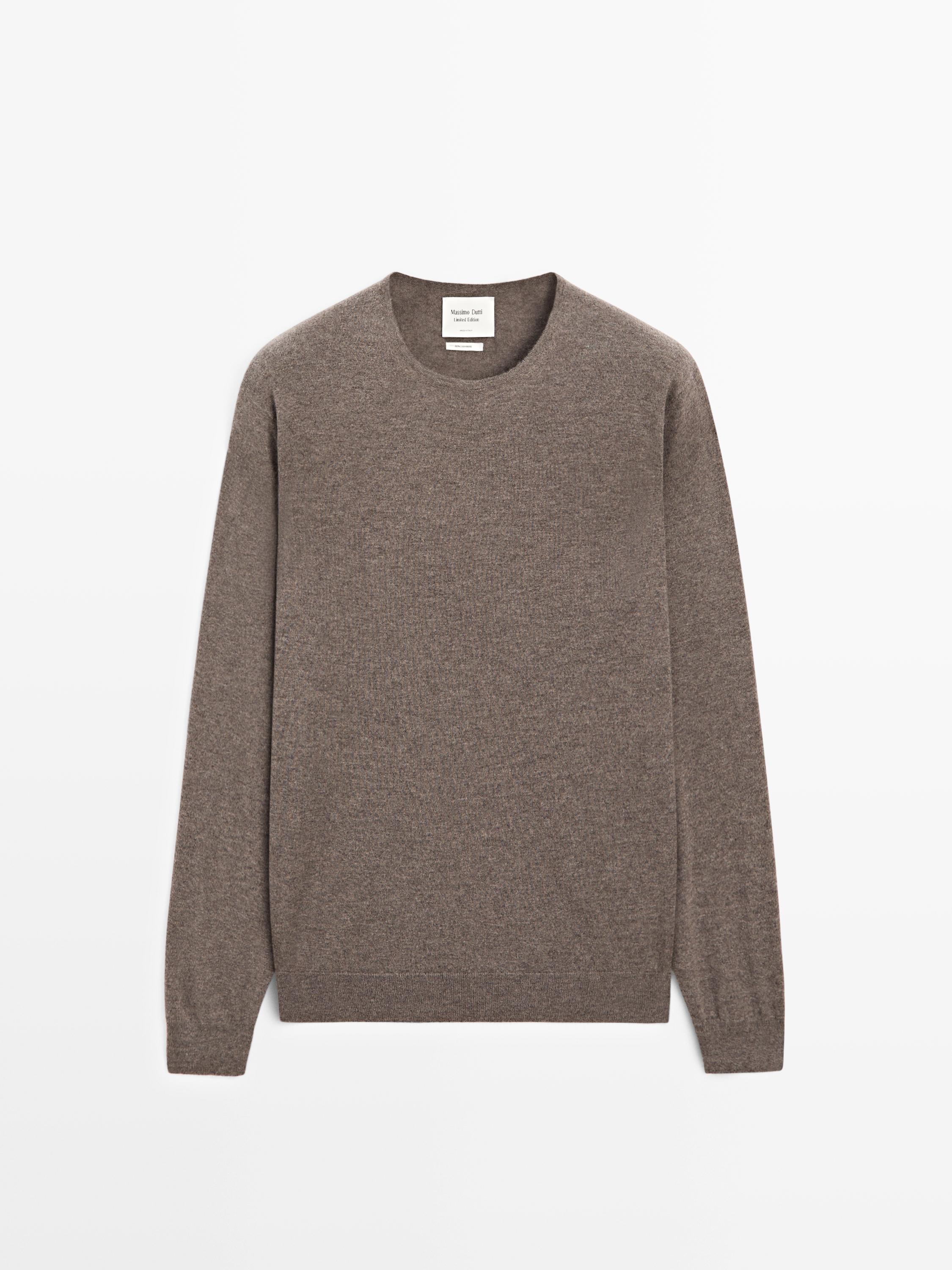 Pull en maille 100 % cachemire à col rond - LIMITED